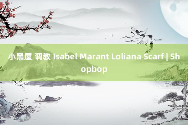 小黑屋 调教 Isabel Marant Loliana Scarf | Shopbop