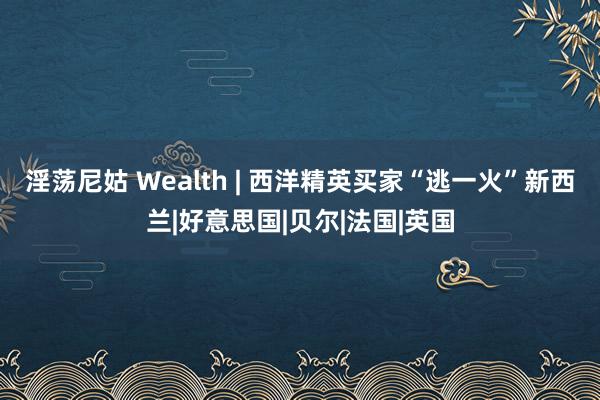 淫荡尼姑 Wealth | 西洋精英买家“逃一火”新西兰|好意思国|贝尔|法国|英国